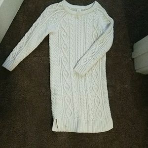 GAP Beige Cable Knit Toddler Dress!! Like NEW!